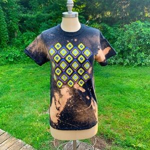 Funky Acid Bleached Papa Band T-shirt